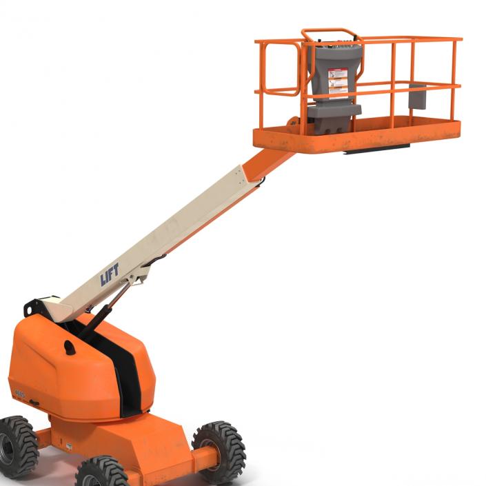 3D model Telescopic Boom Lift Generic Pose 2