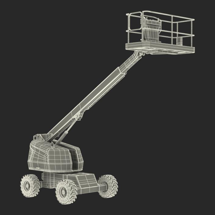 3D model Telescopic Boom Lift Generic Pose 2