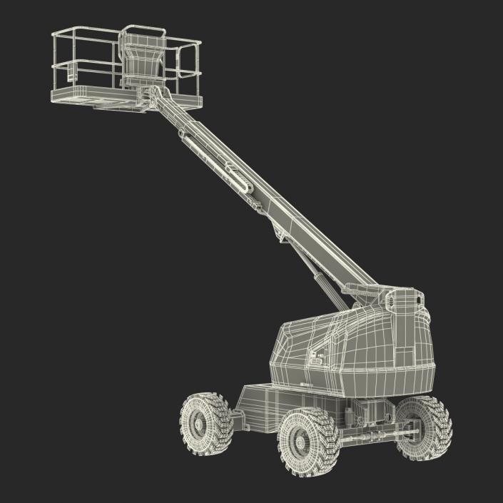 3D model Telescopic Boom Lift Generic Pose 2