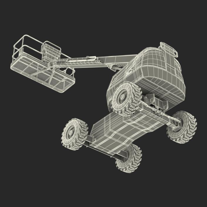 3D model Telescopic Boom Lift Generic Pose 2