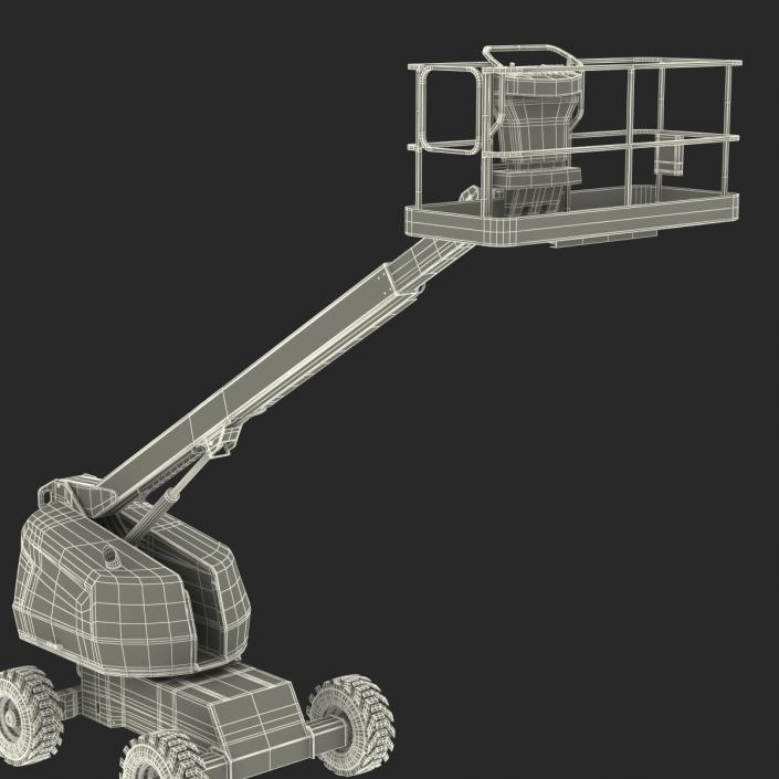 3D model Telescopic Boom Lift Generic Pose 2