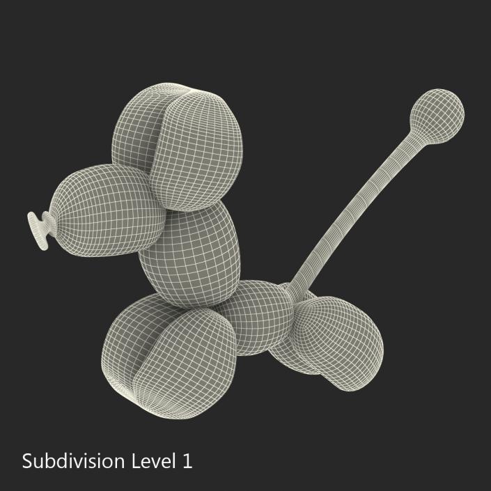 Balloon Poodle 3D model