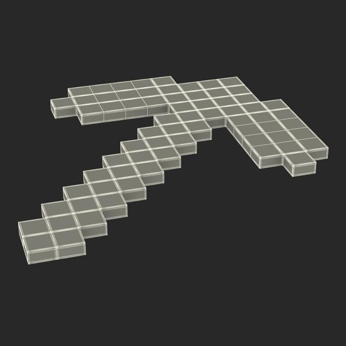 Minecraft Pickaxe 3D