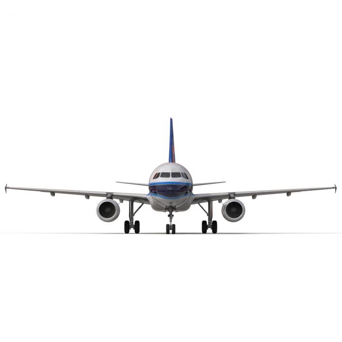 3D model Airbus A318 China Southern Airlines