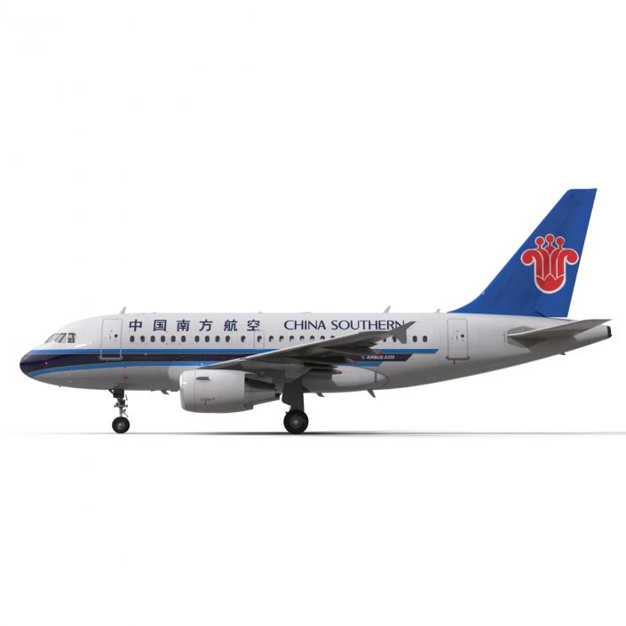 3D model Airbus A318 China Southern Airlines