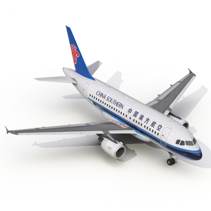 3D model Airbus A318 China Southern Airlines