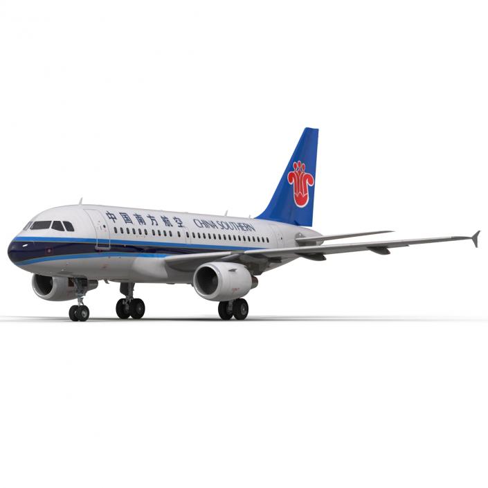 3D model Airbus A318 China Southern Airlines