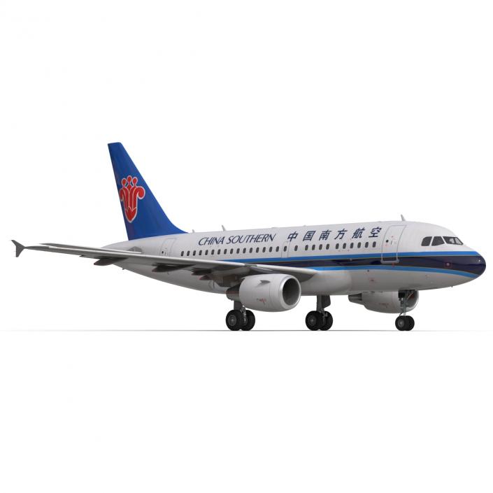 3D model Airbus A318 China Southern Airlines