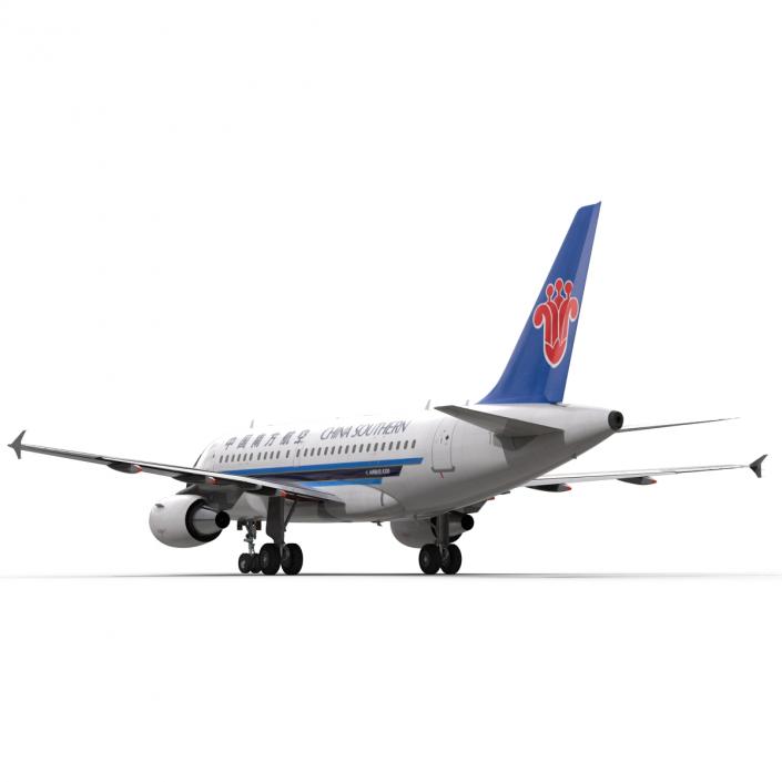 3D model Airbus A318 China Southern Airlines