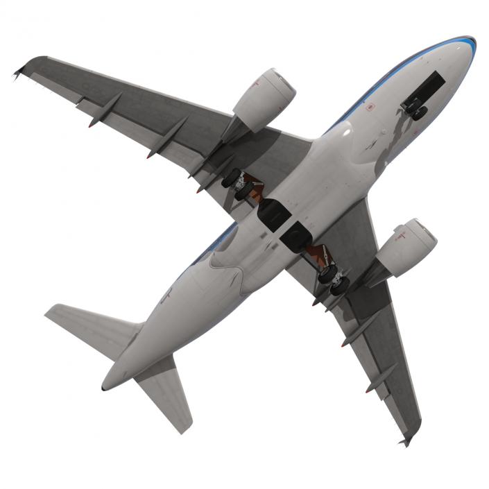 3D model Airbus A318 China Southern Airlines