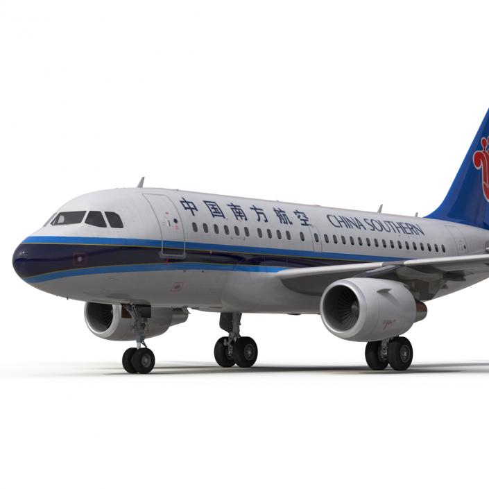 3D model Airbus A318 China Southern Airlines