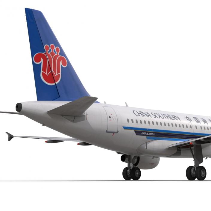 3D model Airbus A318 China Southern Airlines