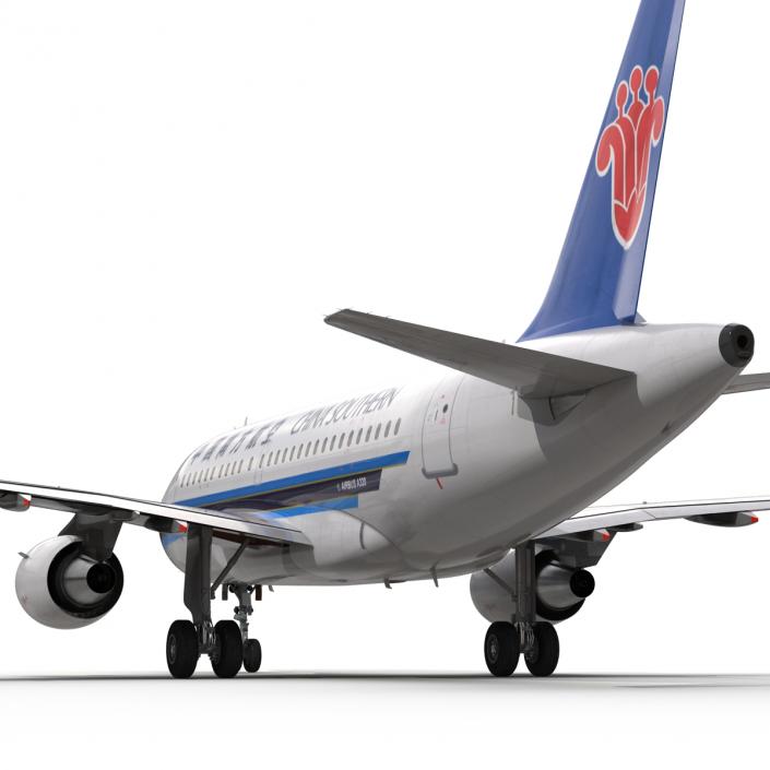 3D model Airbus A318 China Southern Airlines