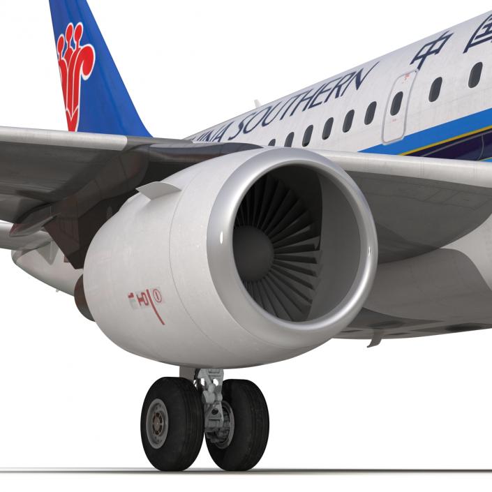 3D model Airbus A318 China Southern Airlines