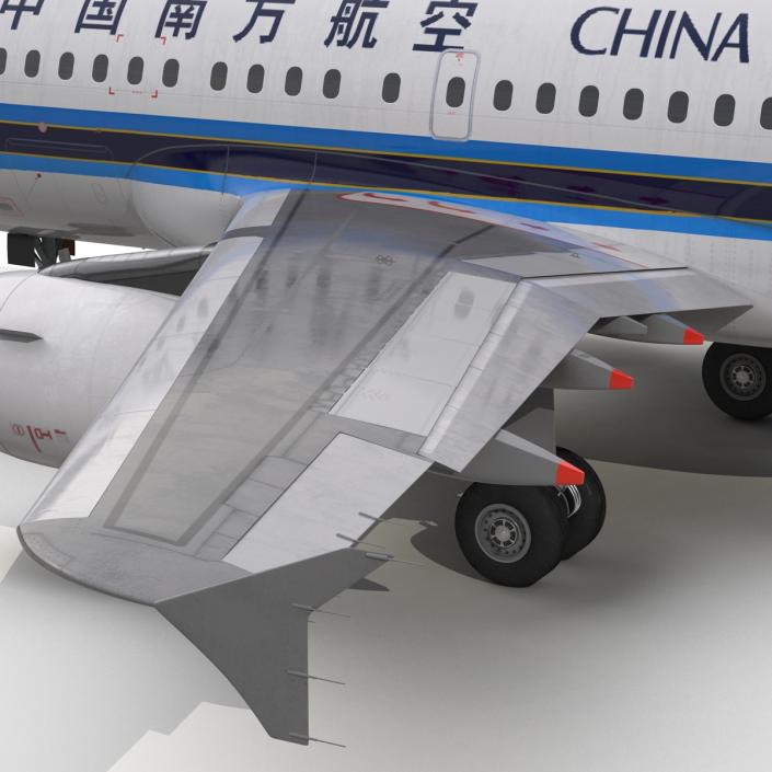 3D model Airbus A318 China Southern Airlines