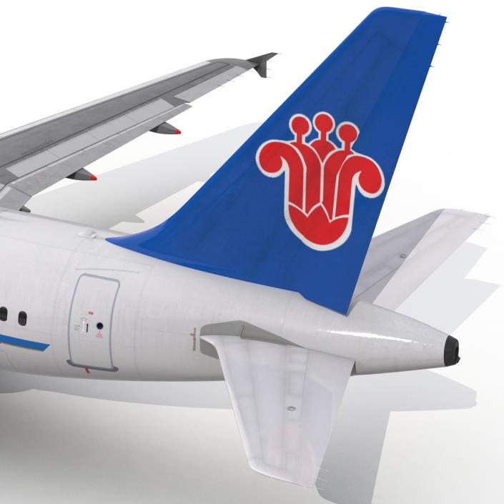 3D model Airbus A318 China Southern Airlines