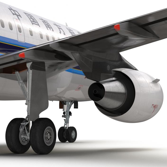 3D model Airbus A318 China Southern Airlines