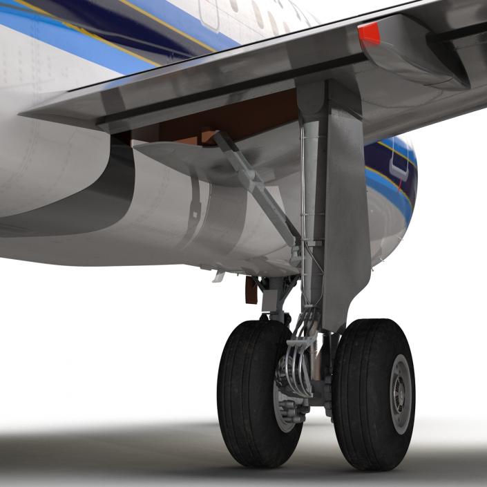 3D model Airbus A318 China Southern Airlines