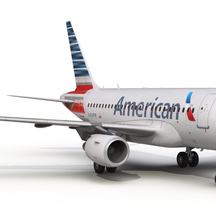 Airbus A318 American Airlines 3D model