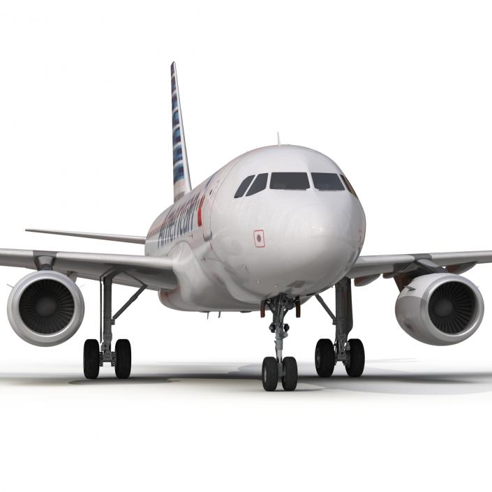 Airbus A318 American Airlines 3D model