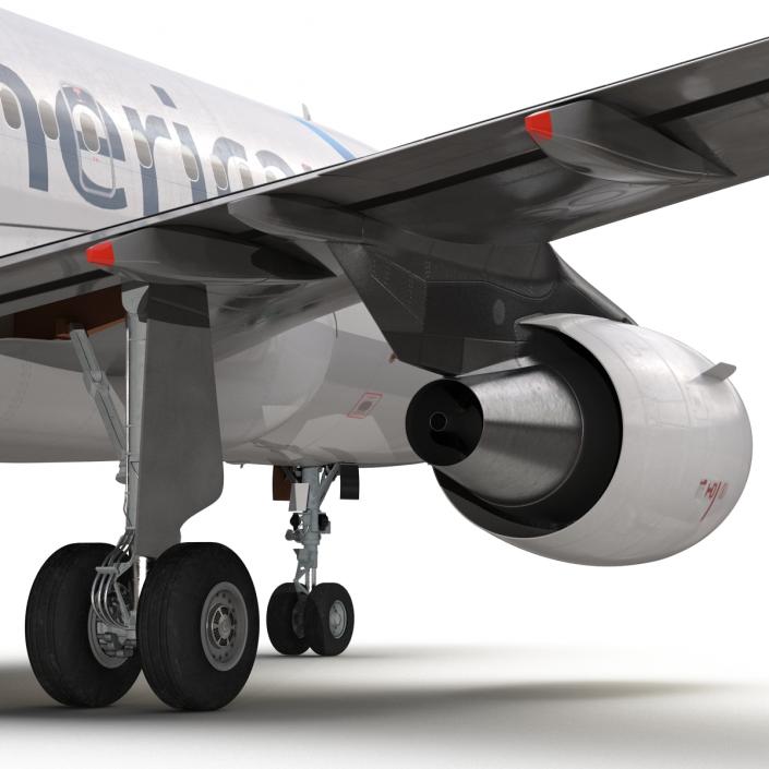 Airbus A318 American Airlines 3D model