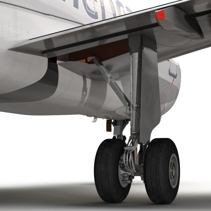 Airbus A318 American Airlines 3D model