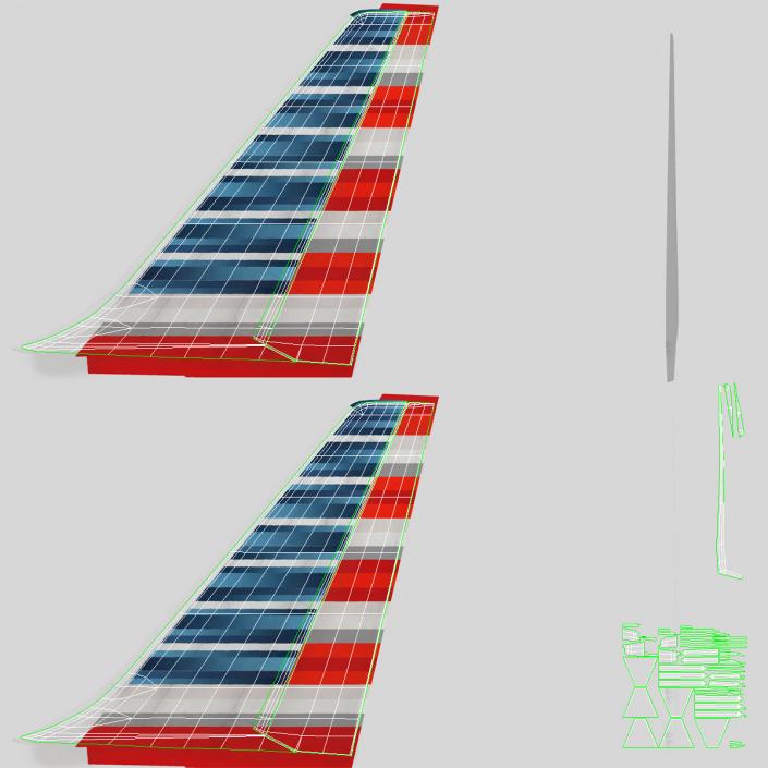 Airbus A318 American Airlines 3D model