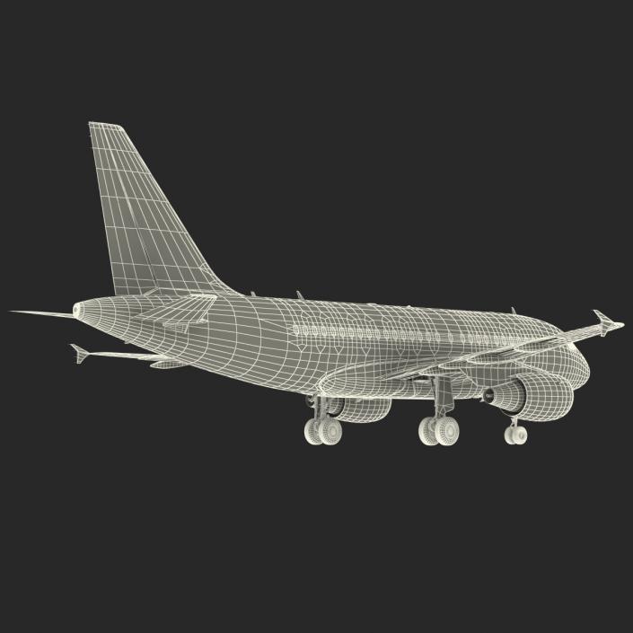 Airbus A318 American Airlines 3D model