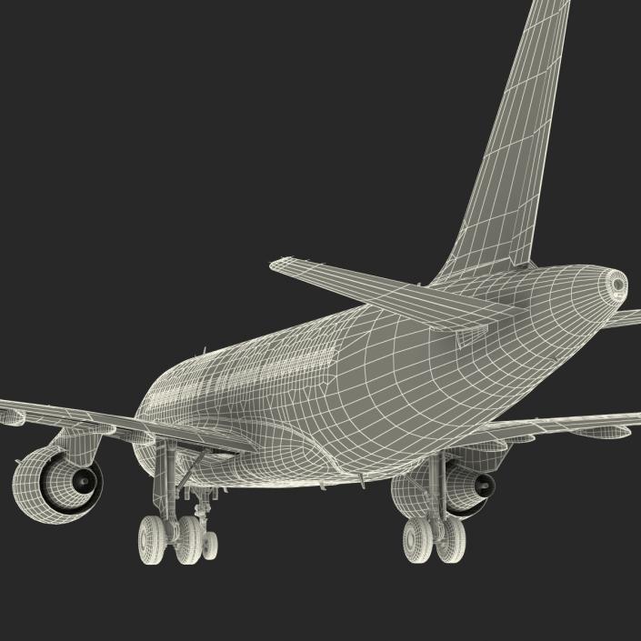 Airbus A318 American Airlines 3D model