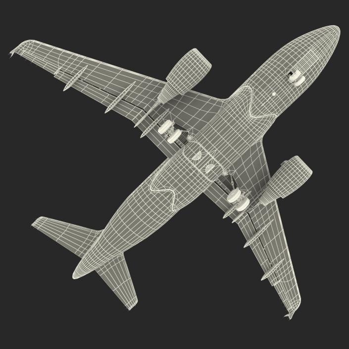 Airbus A318 American Airlines 3D model