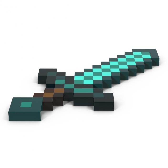 3D model Minecraft Sword