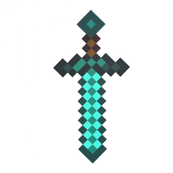 3D model Minecraft Sword