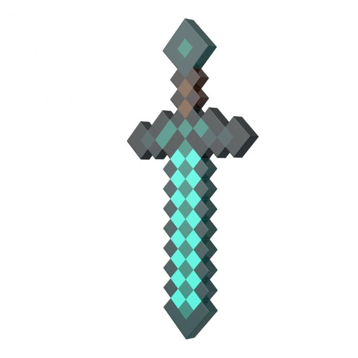 3D model Minecraft Sword