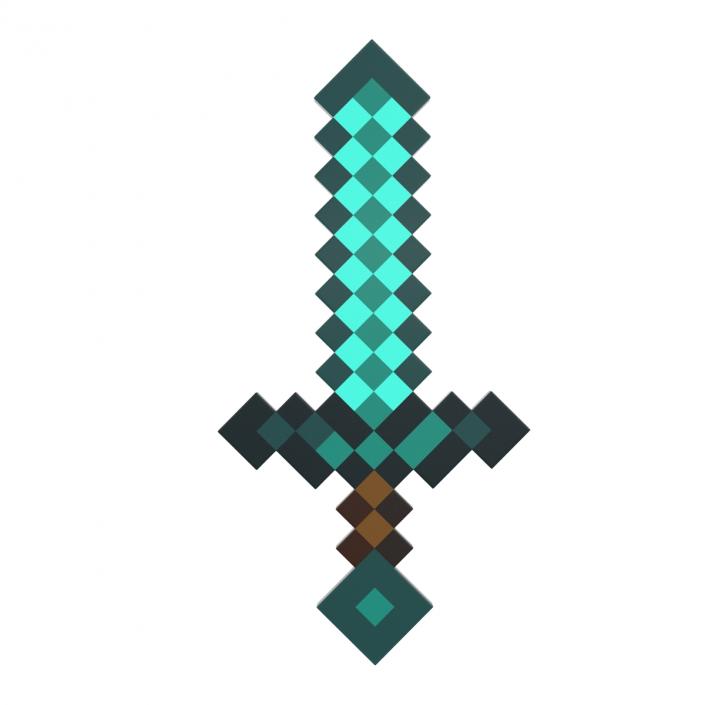 3D model Minecraft Sword