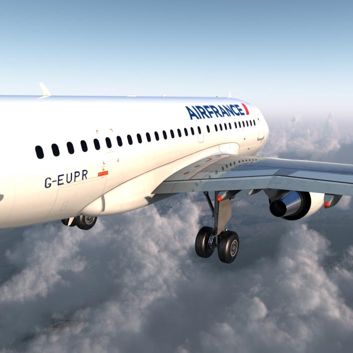 Airbus A318 Air France 3D