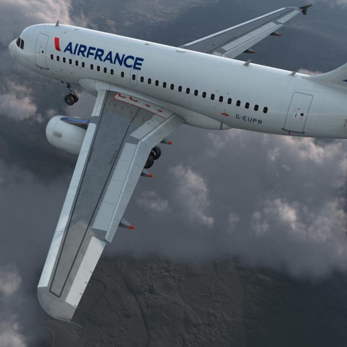 Airbus A318 Air France 3D