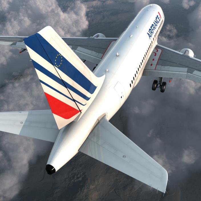 Airbus A318 Air France 3D