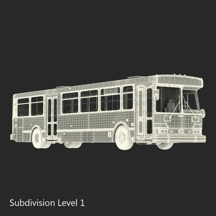 3D model Orion V Transit Bus Simple Interior