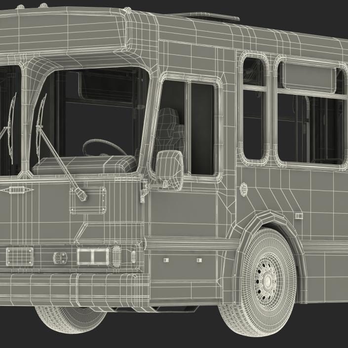 3D model Orion V Transit Bus Simple Interior