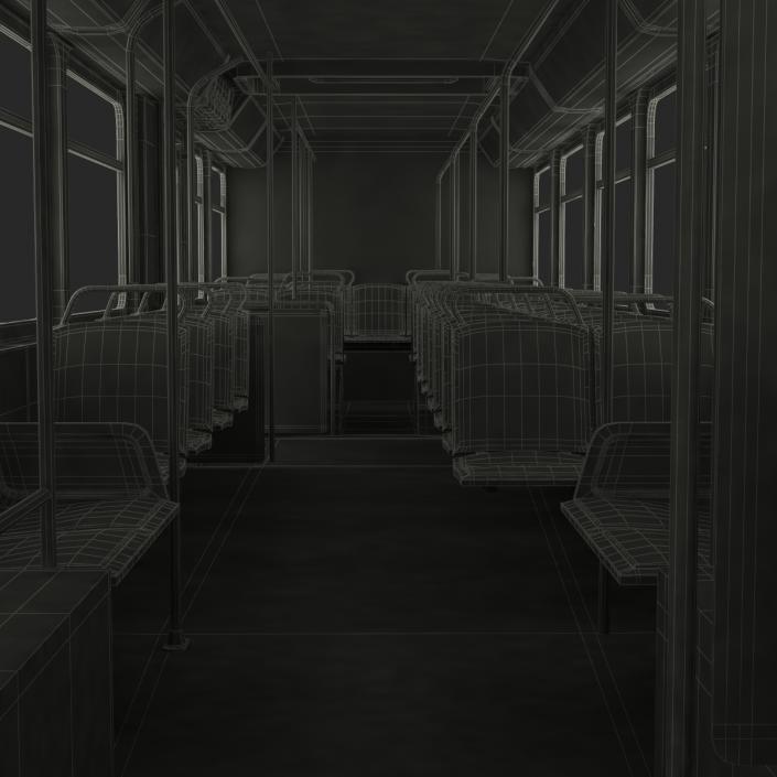 3D model Orion V Transit Bus Simple Interior