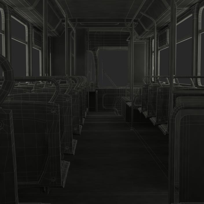 3D model Orion V Transit Bus Simple Interior