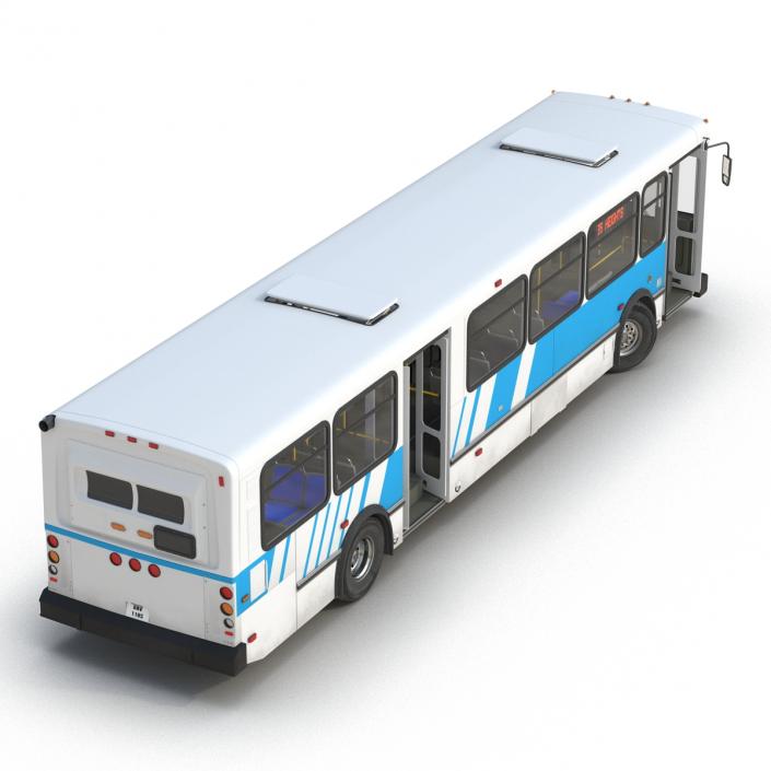 3D Orion V Transit Bus Rigged