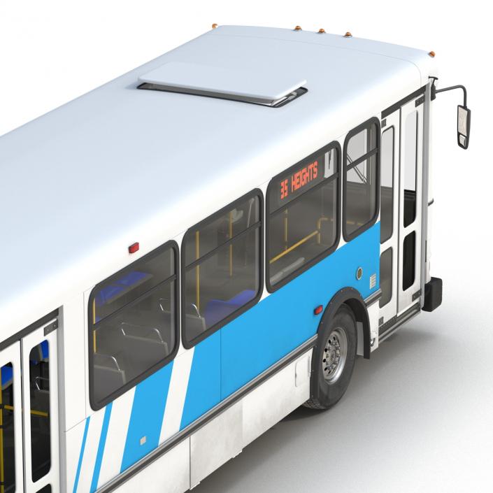 3D Orion V Transit Bus Rigged