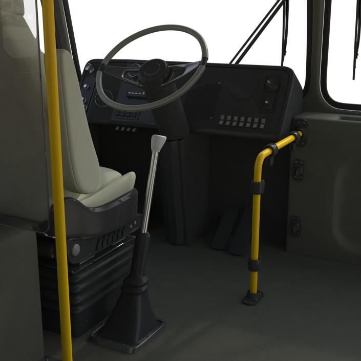 3D Orion V Transit Bus Rigged