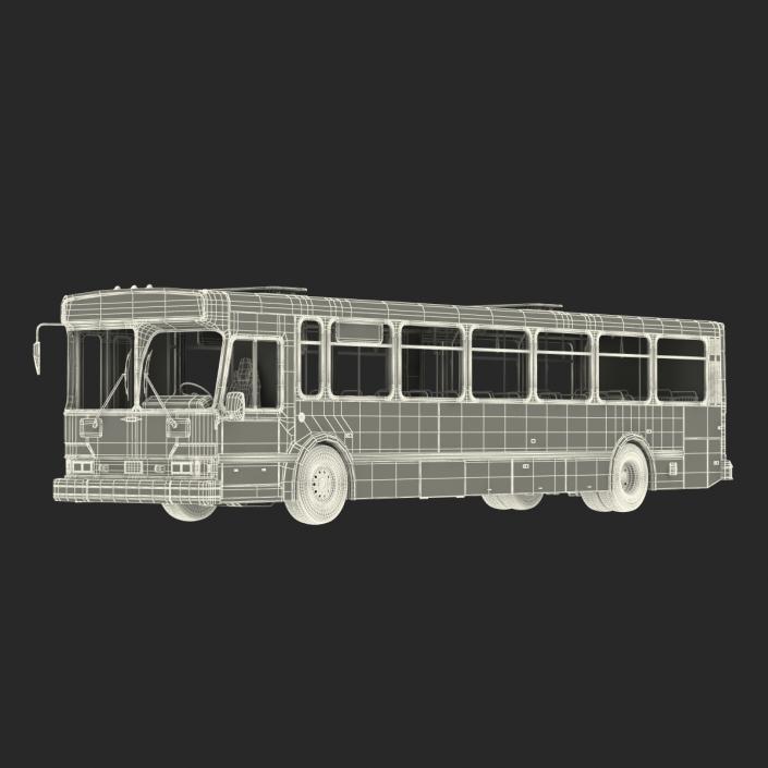 3D Orion V Transit Bus Rigged