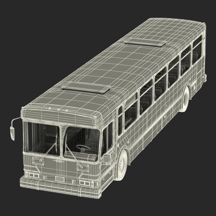 3D Orion V Transit Bus Rigged