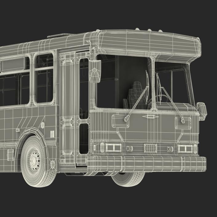 3D Orion V Transit Bus Rigged