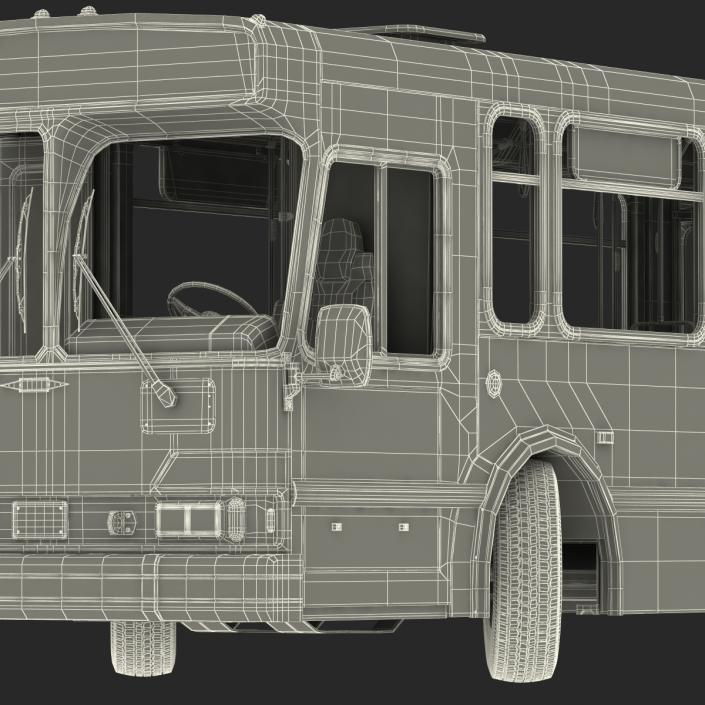 3D Orion V Transit Bus Rigged