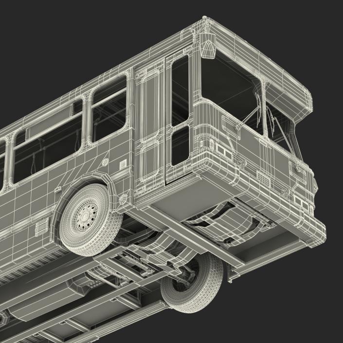 3D Orion V Transit Bus Rigged