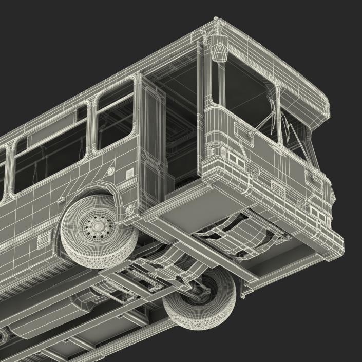 3D Orion V Transit Bus Rigged